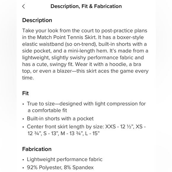 ALO Yoga Match Point Tennis Skirt - Picture 5 of 5